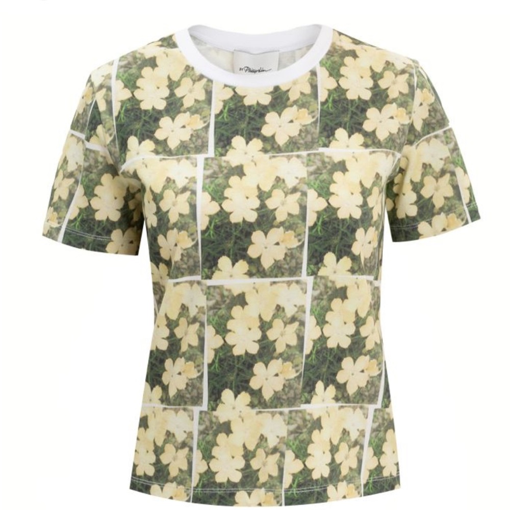 3.1 Phillip Lim Daisy Print Tee Shirt NWT Size Small
